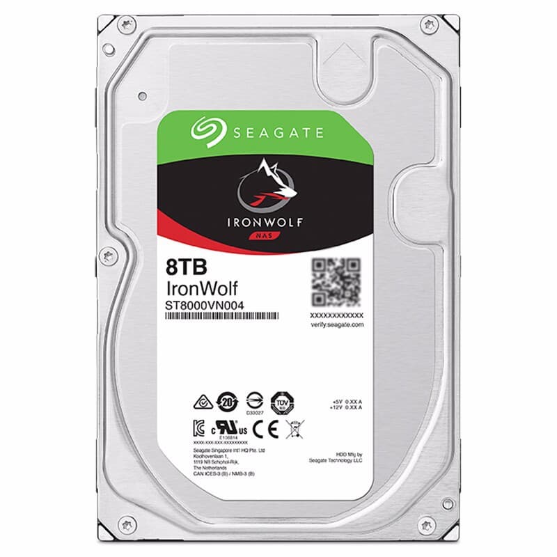 IronWolf 8TB Original ST8000VN004/7200 256 CMR Hard Drive Synology Compatible