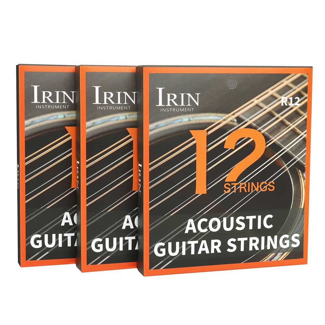 IRIN Guitar Strings Wood Guitar Strings Full Set Twelve Strings Folk Guitar Strings Phosphor Bronze Guitar Set Strings Wholesale