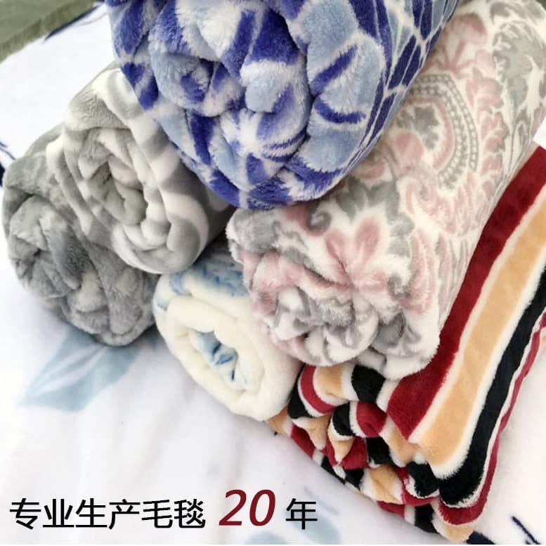 Export Flannel Coral Fleece Blanket, Single Small Blanket, Towel Quilt, Thickened Warm Cover Blanket, Cushion, Gift for Live Streaming