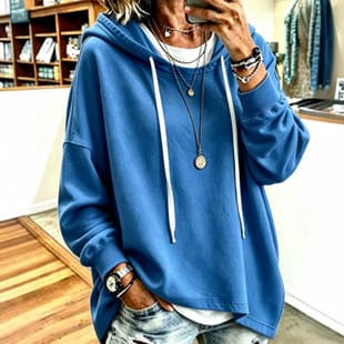2026 Amazon Cross-border Solid Color Drawstring Hoodie European American Autumn Winter New Versatile Long Sleeve Pullover Women's Hooded Sweatshirt