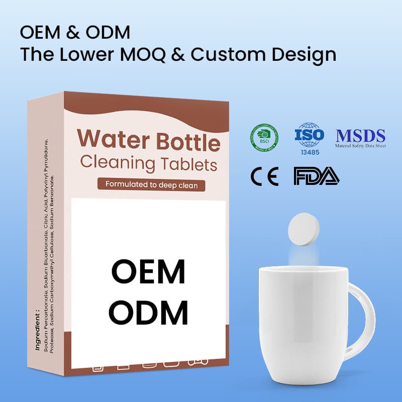 Cross-Border Cup Cleaning Effervescent Tablets Remove Limescale Tea Stains Coffee Stains Baby Bottle Teaware Cup Cleaner Tool