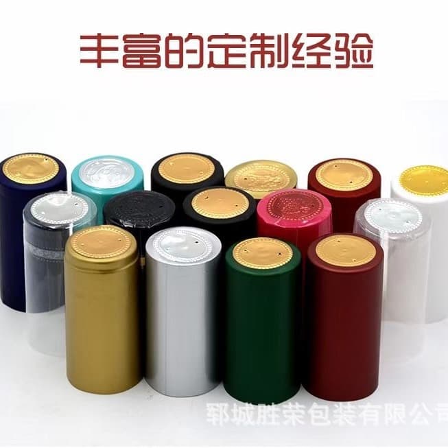 Direct Manufacturer Wholesale Universal PVC Shrink Caps for Wine and Fruit Bottles in Various Styles and Colors