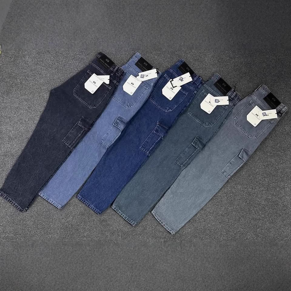 Cargo ladies jeans - Women's denim long pants, assorted styles wholesale, Korean version high waist, slimming, live-stream women's fashion
