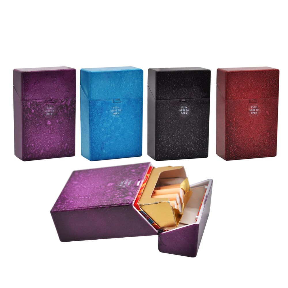 HORNET New Plastic Flip-Top Starry Sky Design Cigarette Case Smoking Accessory