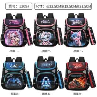 Cross-border children's backpack cartoon school bags, lightweight astronaut cartoon backpack for elementary school students