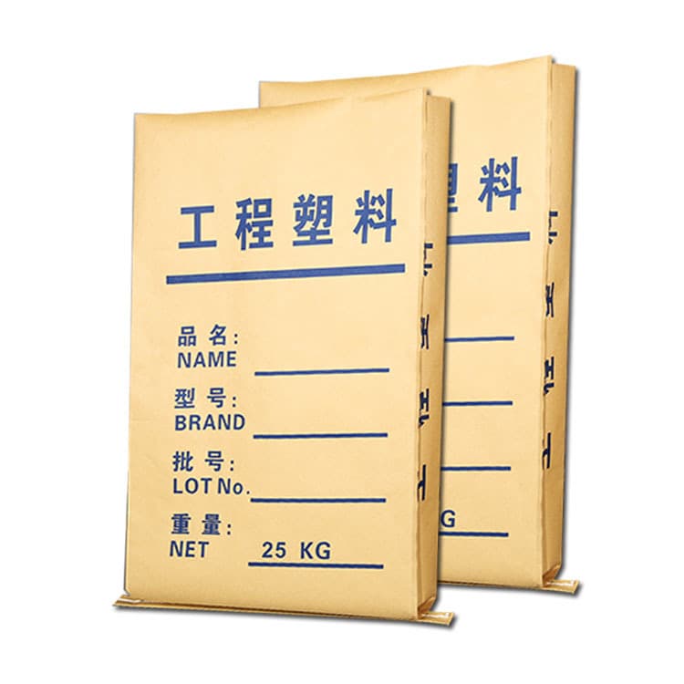 Chemical Packaging Bag, Engineering Plastic 25 kg Paper-Plastic Composite Bag, Kraft Paper Woven Bag