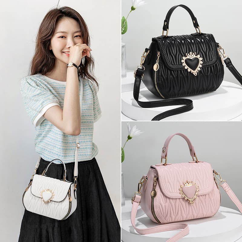 2025 New Fashion Women's Shoulder Bag Soft Leather Small Bag Summer Versatile Textured Crossbody Bag Lightweight Handbag