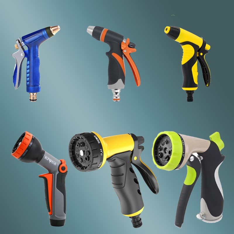 High Pressure Car Wash Water Gun, Household Water Gun Nozzle, Watering Spray Nozzle, Metal Multi-Function Water Spray Gun, Garden Spray Gun