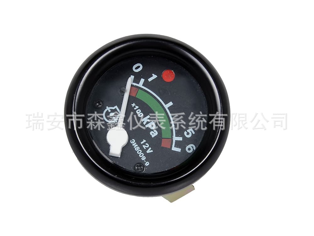 MTZ Tractor Oil Pressure Gauge 0-6 with Light Engine Oil Pressure Gauge ЭИ8009-9
