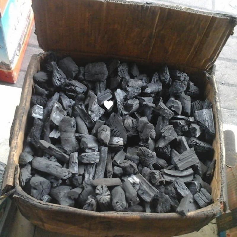 Wholesale BBQ Charcoal Lychee Wood Charcoal Crushed Charcoal Charcoal Fruit Wood Eco-Friendly Charcoal 5lb Pack Independent Station Cross-Border Wholesale