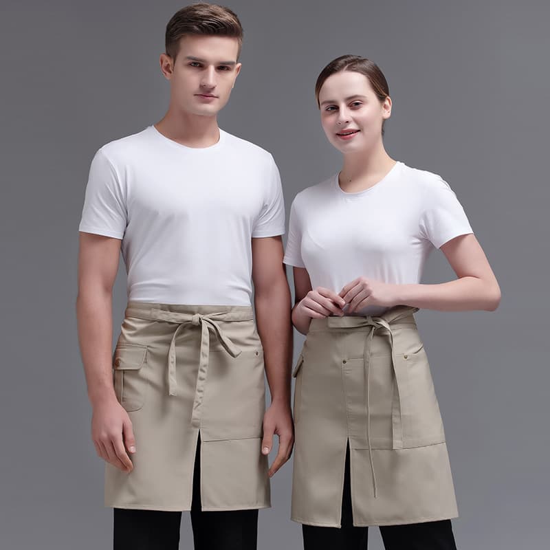 Half Apron Women Short Waist Apron Restaurant Server Kitchen Chef Waist Apron Men Half Length