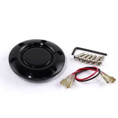 Car Modification Racing Steering Wheel Carbon Fiber Horn Button Cover Universal