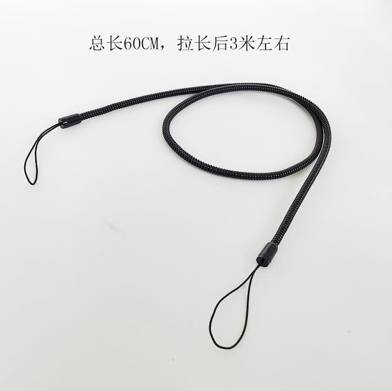 Stylus Spring Rope Phone Lanyard Plastic Spring Cord Anti-Loss Stylus Tether