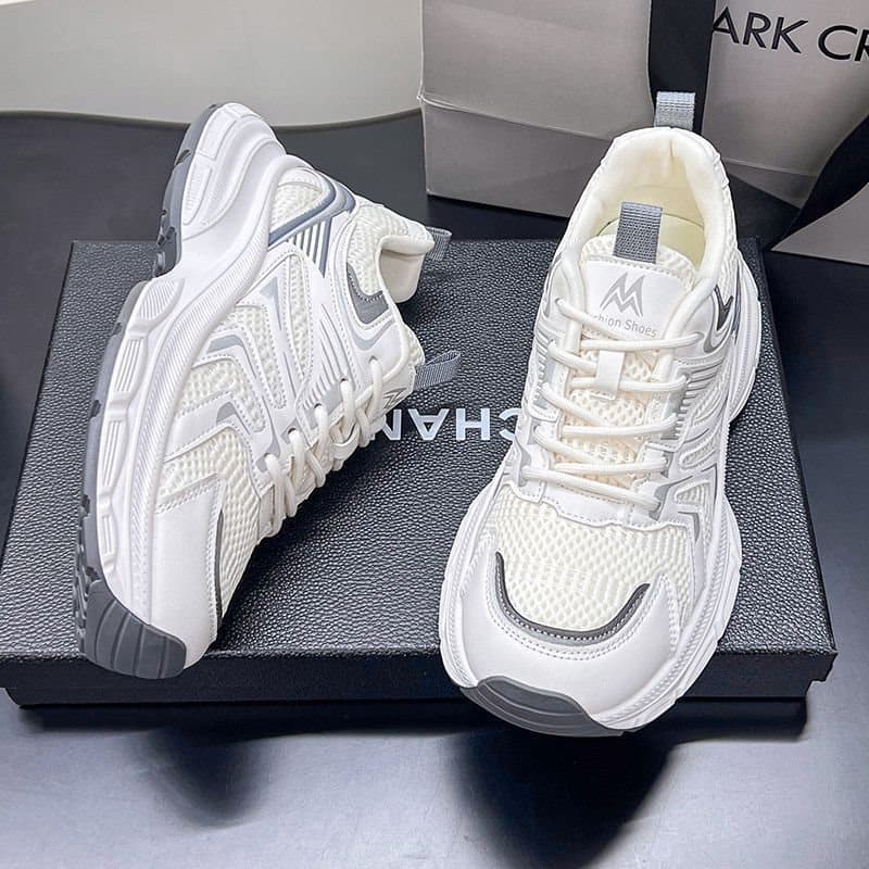 Mesh Dad Shoes for Women, 2026 New Spring Breathable Lightweight Height-Increasing Super Hot Thick Sole Casual Sports Shoes