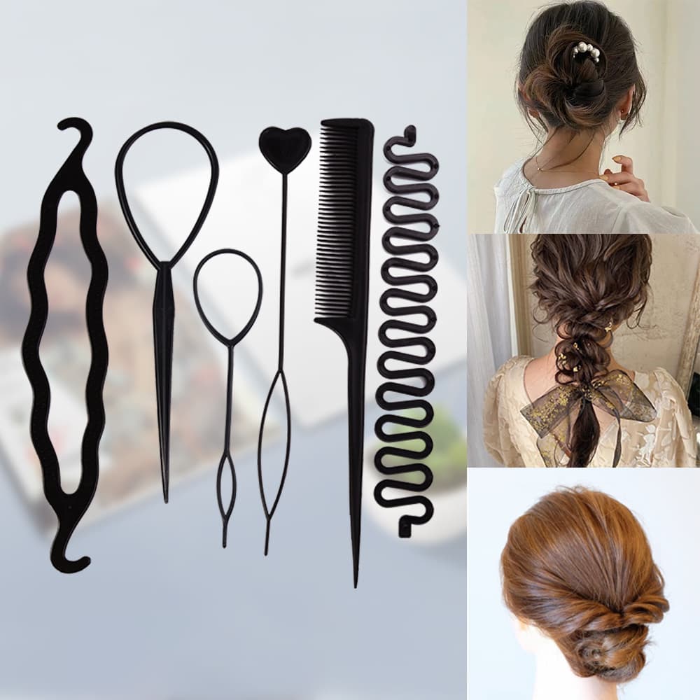 Hair Bun Maker Cross-border Hairstyle Tool Set, Children's Hair Pin Braid Hair Accessories Lazy Hair Styling Tool