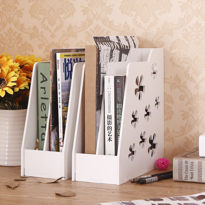 File Storage Box Office Supplies Desktop File Holder Document Folder Ticket Express Slip Storage Box Desk Books
