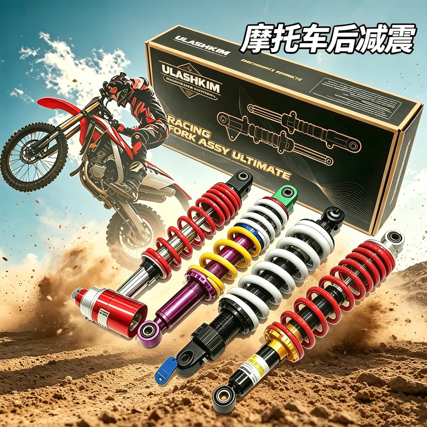 Motorcycle Rear Shock Absorber Scooter Modified Shock Absorber Motorcycle Rear Suspension