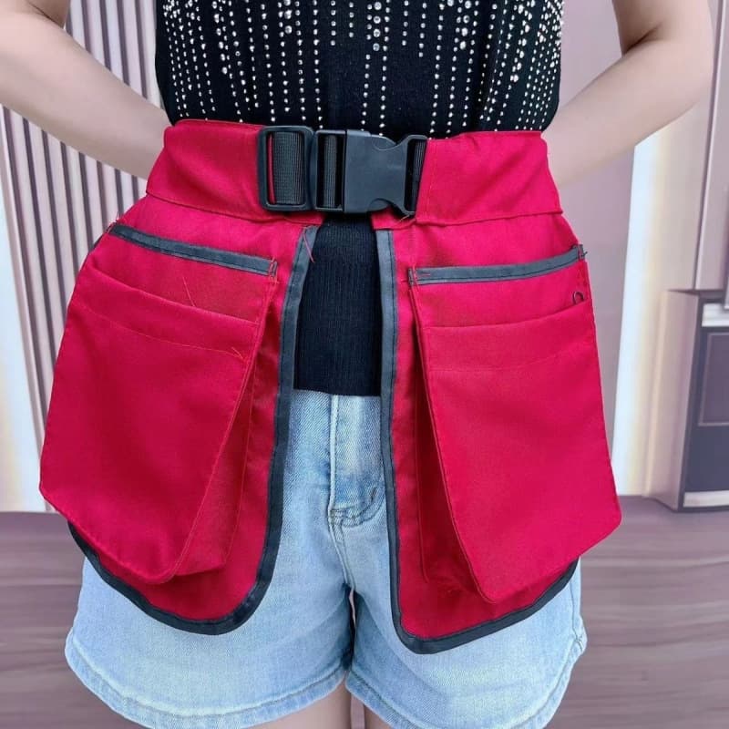 Y Ethnic Style Work Waist Bag Multifunctional Belt Phone Pouch Lightweight Versatile Travel Style Running Sports Waist Bag Free Shipping L
