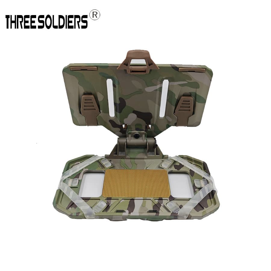 Tactical Vest Chest Hanging Mobile Phone Navigation Operation Table Outdoor Running Sports Daily Mobile Phone Storage Foldable Clip