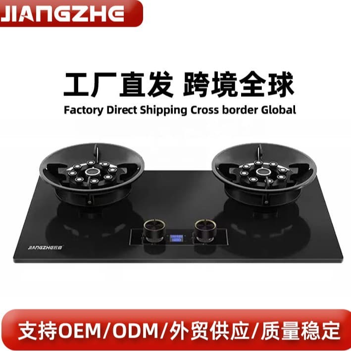 Cross-border Export Dual-Burner Cooktop Household Gas Stove Embedded Natural Gas Stove Liquefied Gas Gas Stove