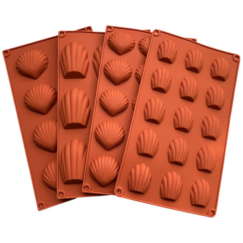 Madeleine Shell Cake Mold Silicone Biscuit Mold DIY Baking Tool Shell Shaped Cake Kitchen Baking Utensils