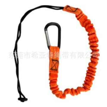 Factory Stock Tool Anti-Drop Lanyard, High-Altitude Fall Protection Elastic Shock-Absorbing Safety Rope Tool Tether