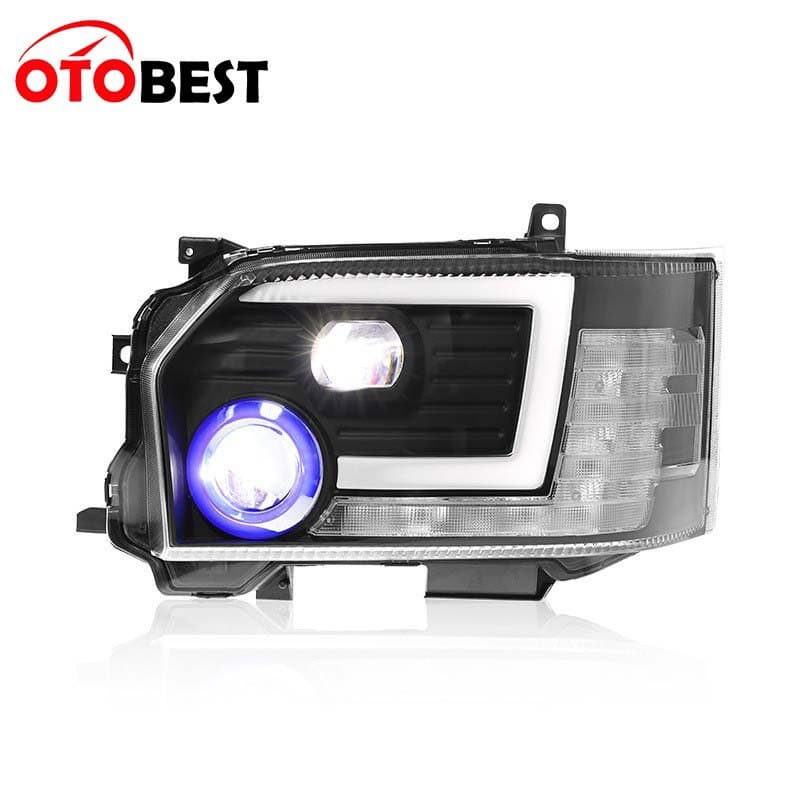 Suitable for Toyota Hiace Led Headlight Assembly Kdh Hiace Head Light Projector 2Pc