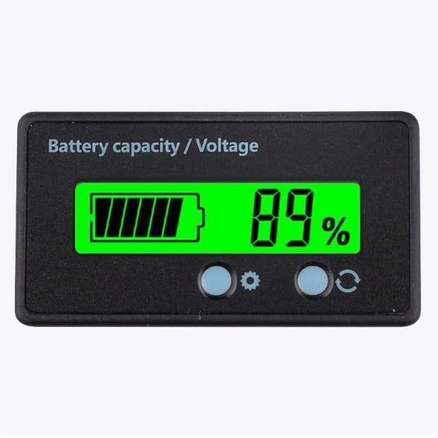 12V 24V 48V 60V 72V Car Lead-Acid Battery Lithium Battery Level Indicator Panel Gauge