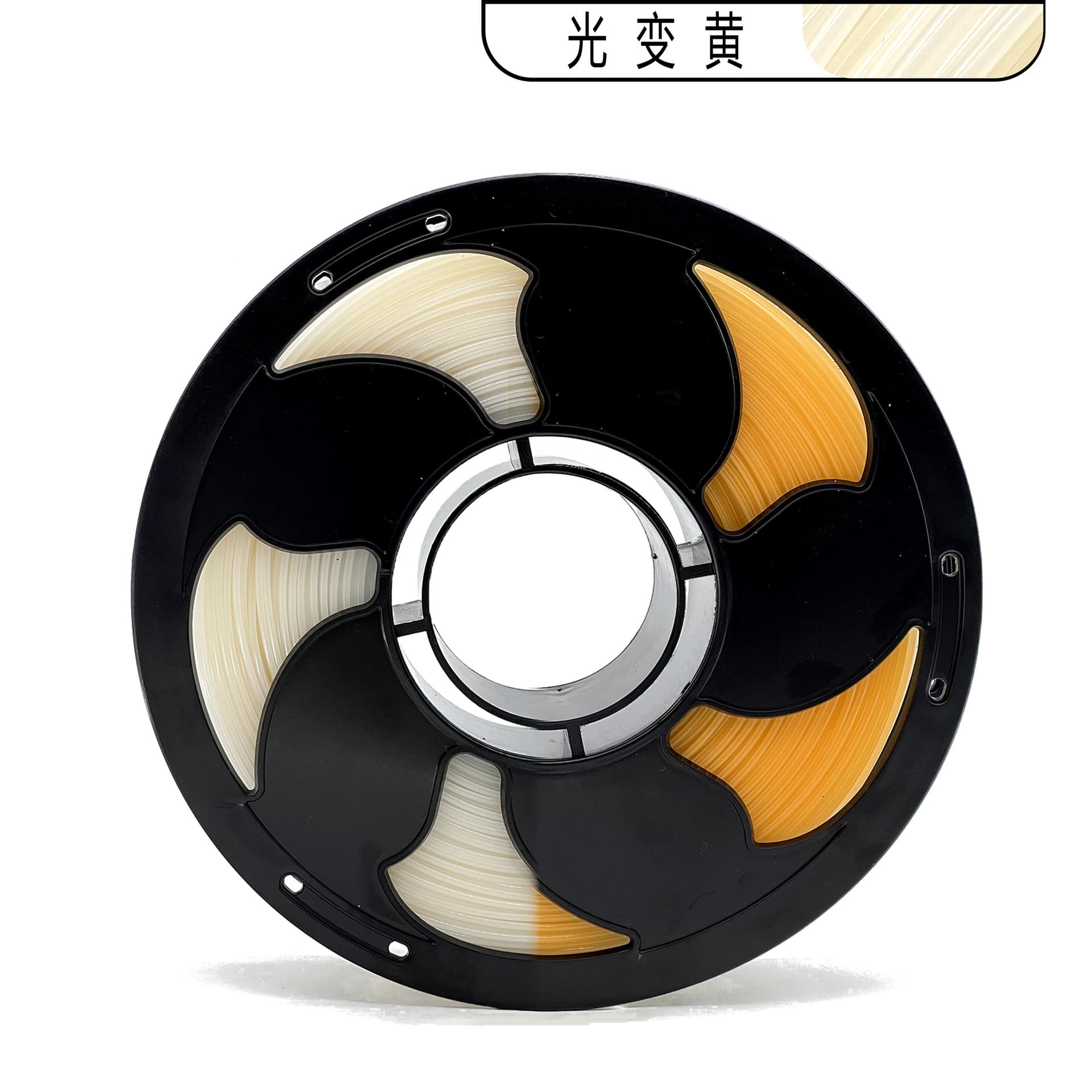 Tuosen 3D Printing Filament PLA Color-Changing Filament Natural Color Change PLA Special Material Diameter 1.75mm 1kg