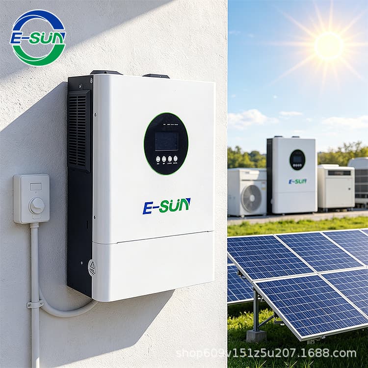 Hybrid Off-Grid Solar Inverter Controller All-in-One 1.2KW Grid-Tie Inverter Home Solar Power 3.6KW
