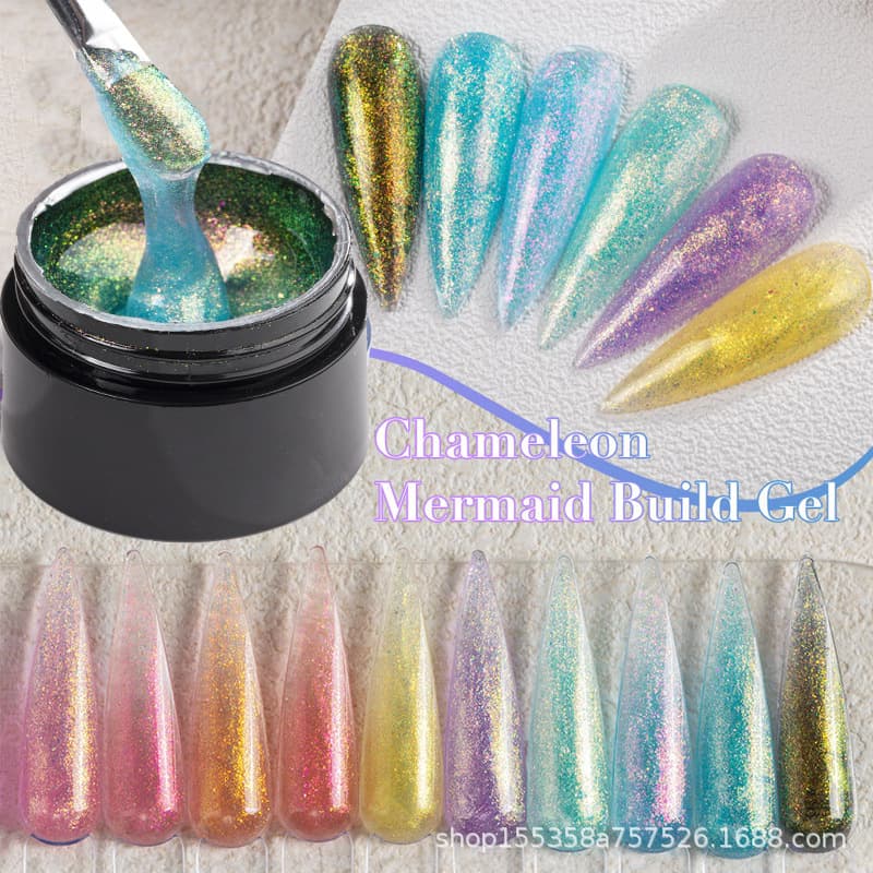 New Wholesale Milky Extension Gel Nail Building Modeling Hard UV Gel Polish Nebula Gel