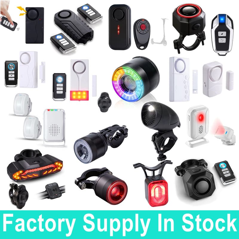 Anti Theft Alarm PIR Sensor Doorbell Alarm Bike Light