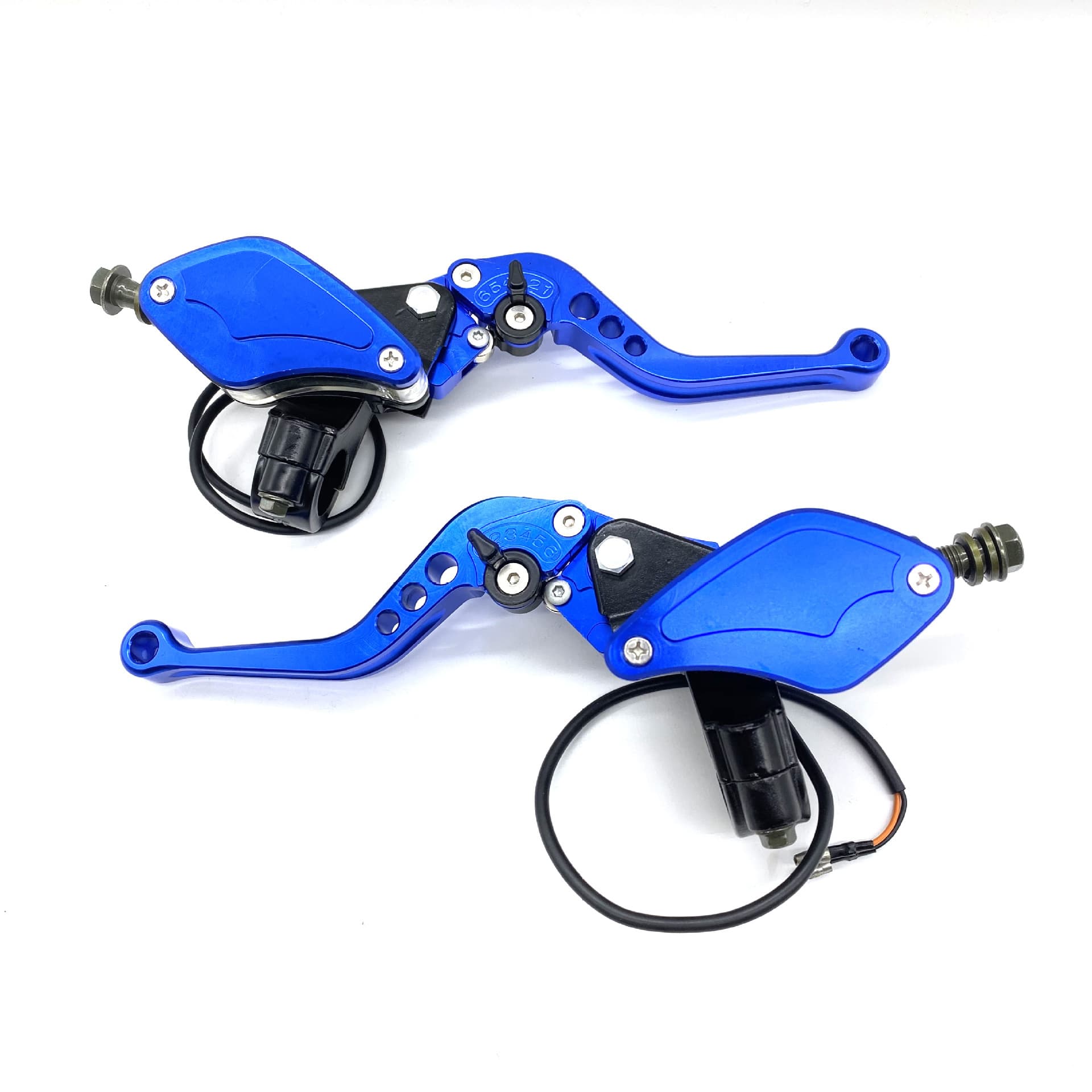Motorcycle CNC aluminum alloy six-gear brake master cylinder large leaf direct push master cylinder clutch hydraulic brake universal