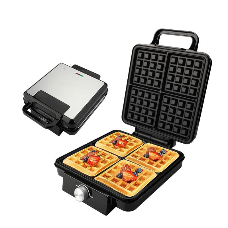 Waffle Maker 4-Slice Breakfast Machine Kitchen Appliance Sandwich Maker Electric Griddle