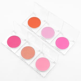 Single No-Logo Blush, Transparent Square 15-Color Powder Blush, Blusher Face Contouring, Cross-Border Cosmetic