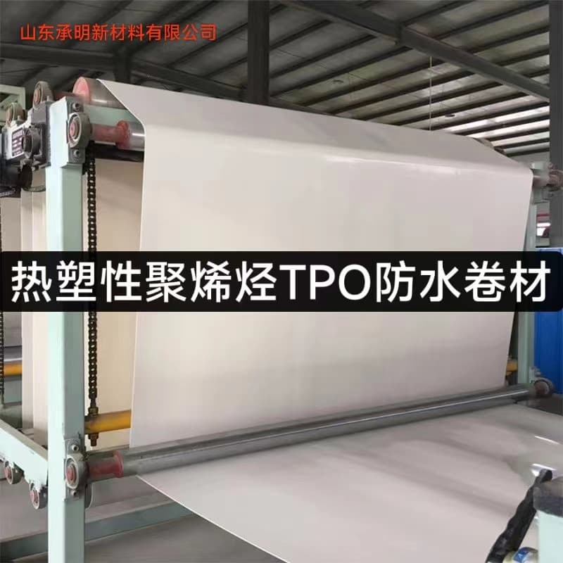 Thermoplastic Polyolefin TPO Waterproof Membrane for Roof and Root Penetration Resistance, Polymer Waterproofing Sheet