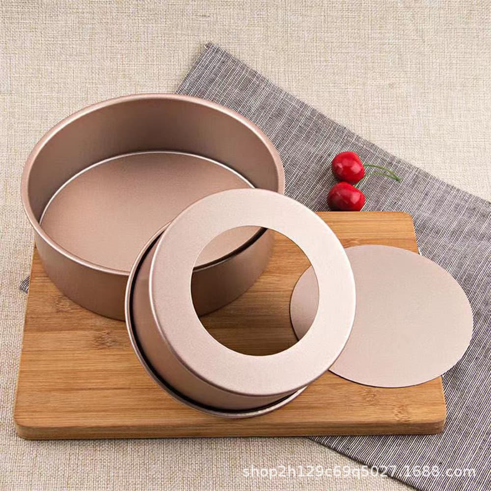 4 Inch 6 Inch 8 Inch 10 Inch Non-Stick Removable Bottom Cake Pan Carbon Steel Chiffon Mousse Baking Tool Oven Round Cake