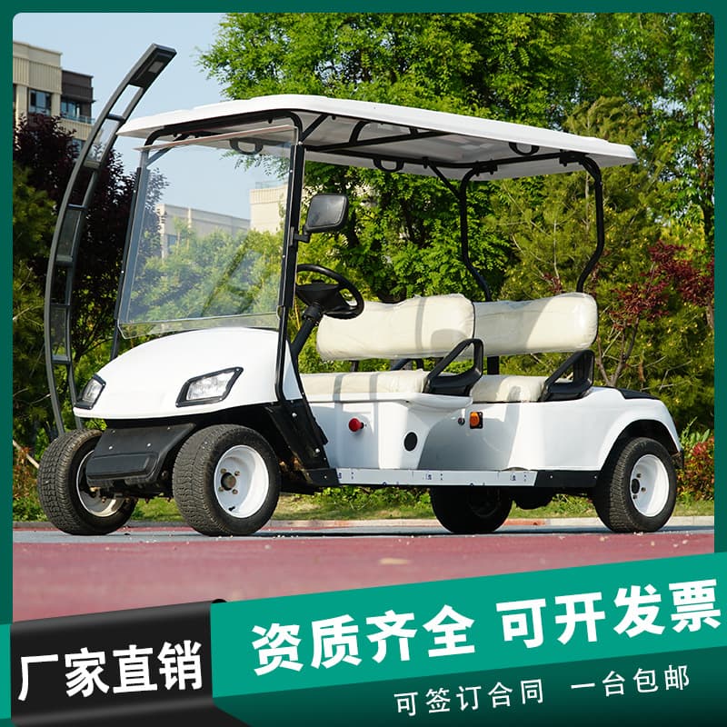 Electric Golf Cart 4-Seat 6-Seat 8-Seat Sightseeing Car for Scenic Spots, Parks, Tourism, Hotels, Sales Offices, and Reception