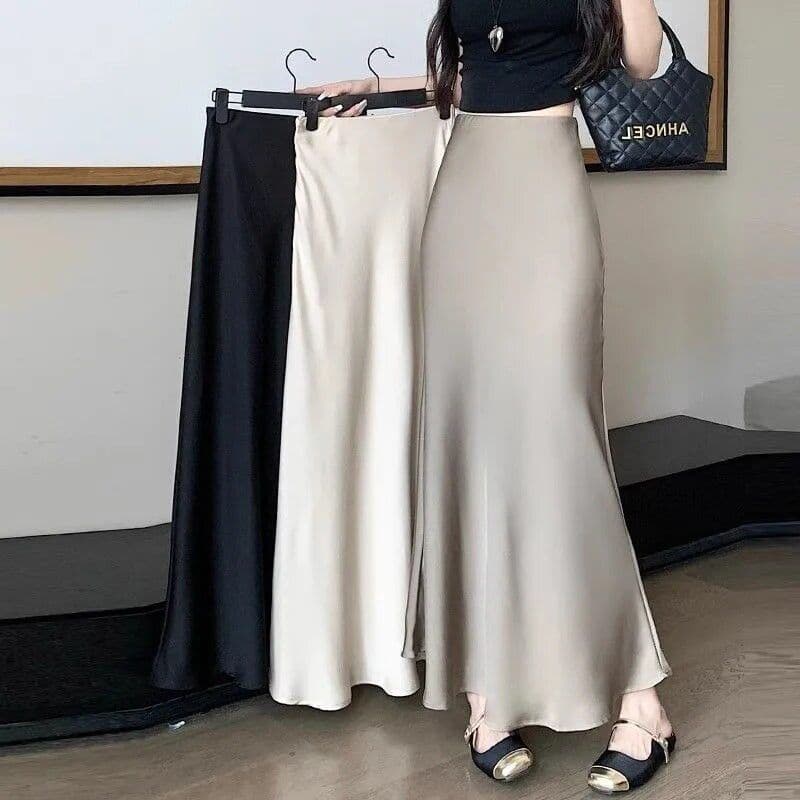 High-end Fashion Elegant Women's Mid-length High-waist Hip v