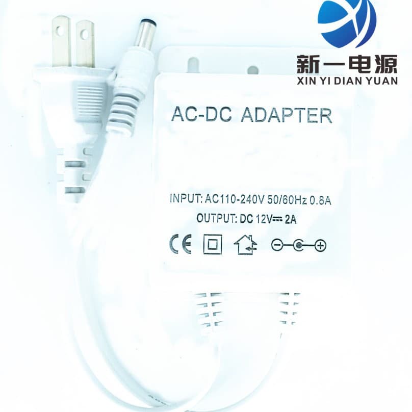 Factory Wholesale 12V 2A Outdoor Waterproof Power Supply 24W 2A Switching Power Supply Surveillance Camera Power Adapter
