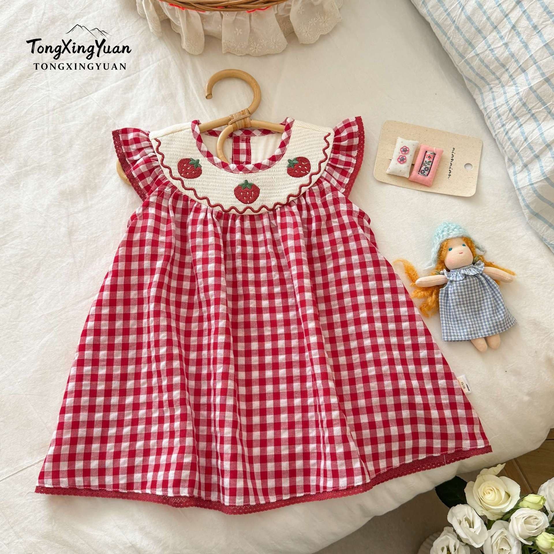 Girls Summer Dress 2026 New Fashionable Baby Princess Dress Thin Summer One-Year-Old Party Dress Children's Skirt