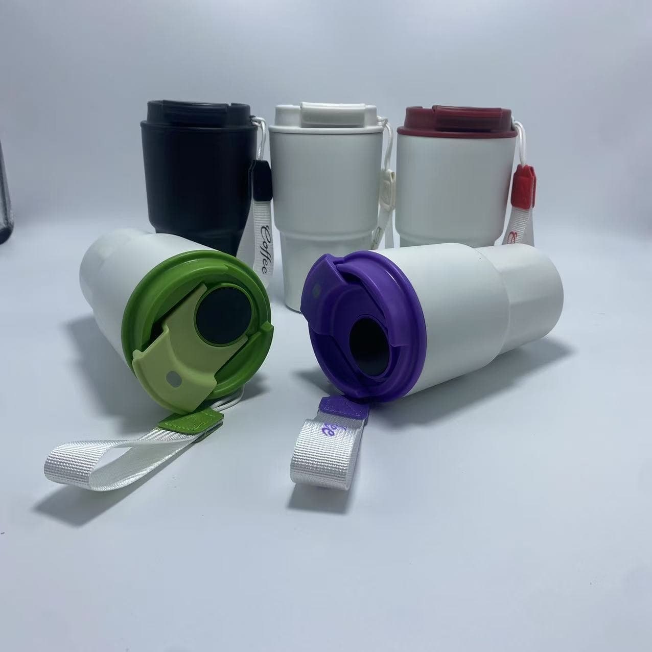 Intelligent temperature display coffee cup 316 stainless steel coffee cup high-looking portable coffee cup