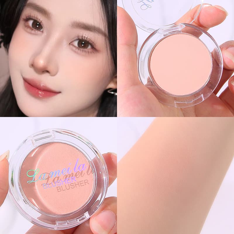 Lamela Monochrome Blush Face Brightening Long-Lasting Color Payoff Nude Makeup Natural Eyeshadow All-in-One Palette Student Rouge Contour