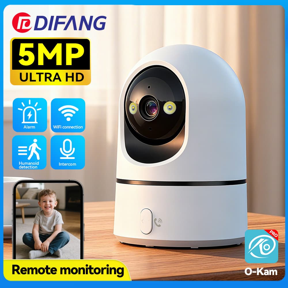 Cross-border Hot-Selling Home Wireless WiFi Pan/Tilt Smart Indoor One-Button Call HD Surveillance Camera