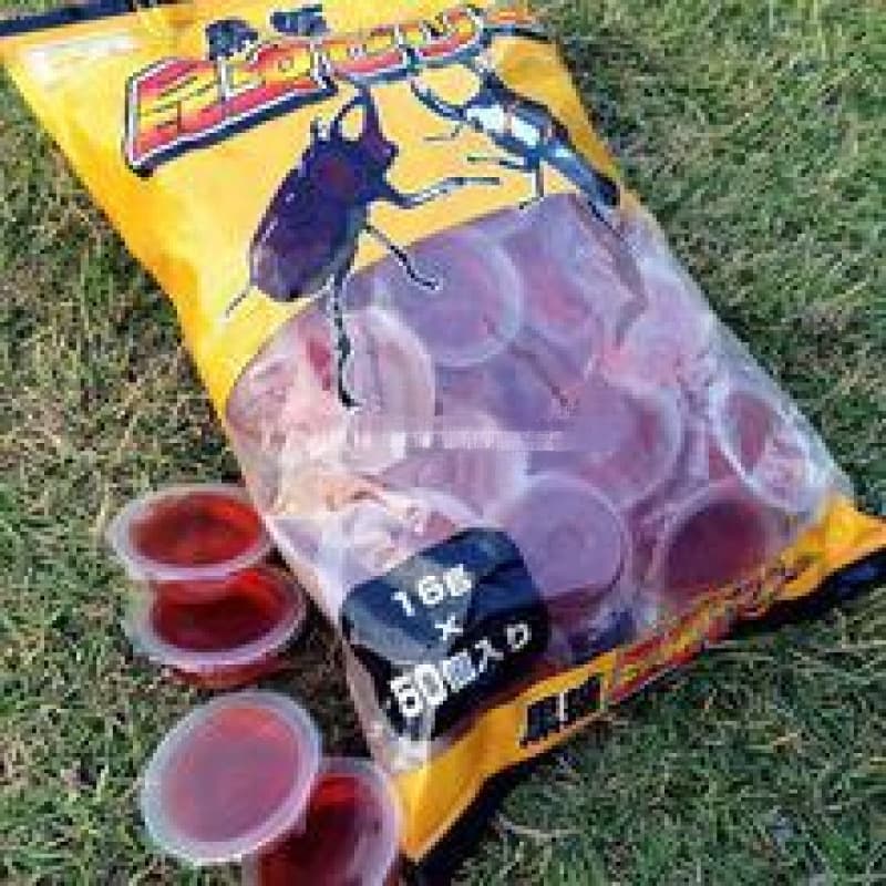 Beetle Jelly for Rhinoceros Beetle and Stag Beetle, Protein Brown Sugar Ant Food, Insect Pet Adult Food with Feeding Tray