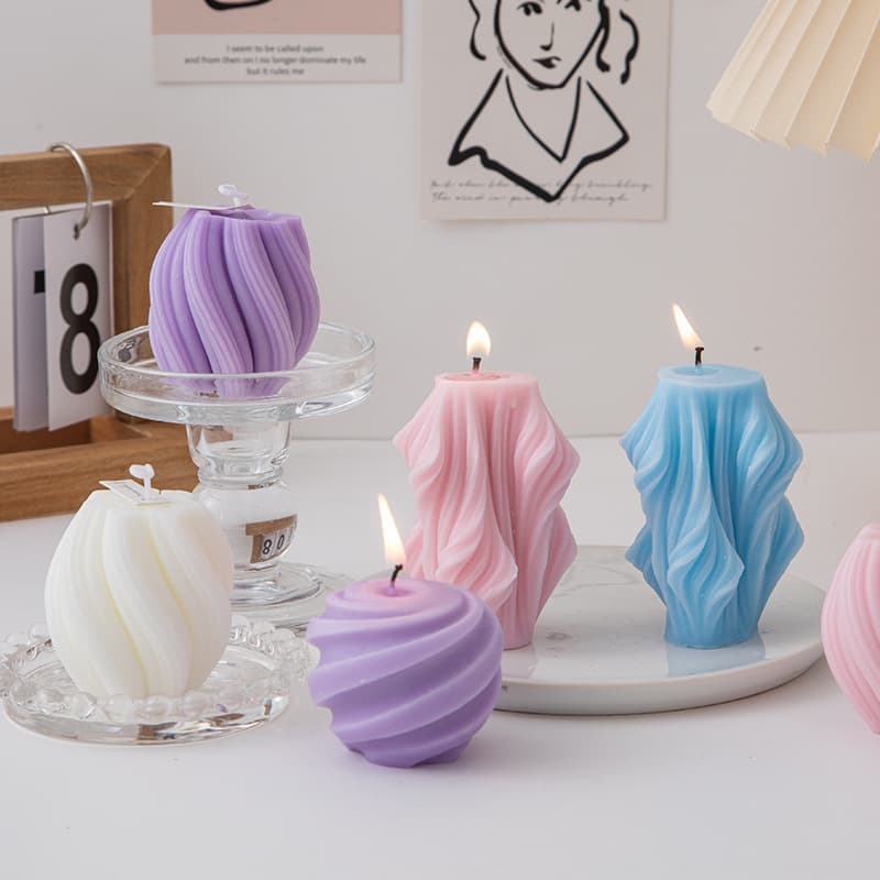 Creative Geometric Scented Candle Cross-border Ins Candle Home Decoration Set Photo Prop Wedding Favor