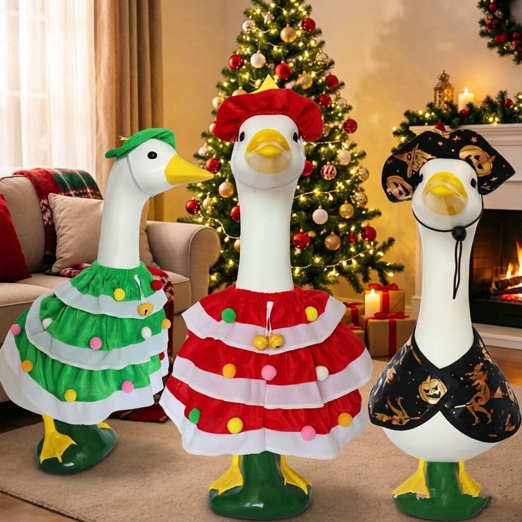 Amazon Cross-Border Bikini Porch Goose Style Clothes Courtyard Goose Outdoor Christmas Halloween Suit