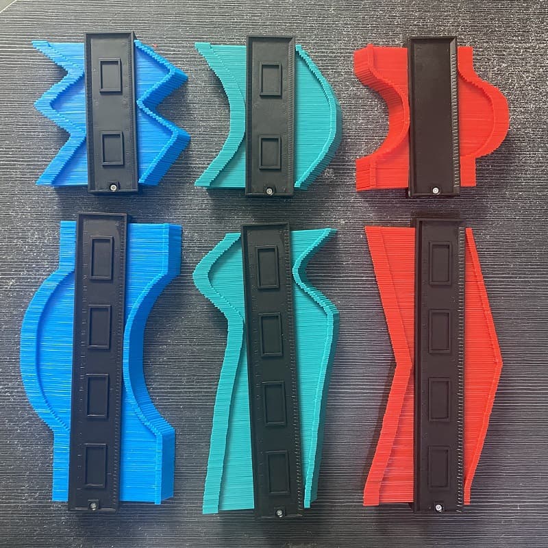 Contour Gauge Irregular Shape Measuring Tool Multi-Style Locking Arc Gauge Wide Profile Duplicator Shape Tracer