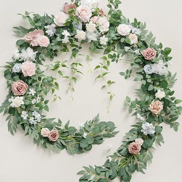 Wedding Arch Ring Table Decoration Christmas Gift Leaf Willow Wedding Celebration Hanging Ornament Oxford Cloth Bag Packaging