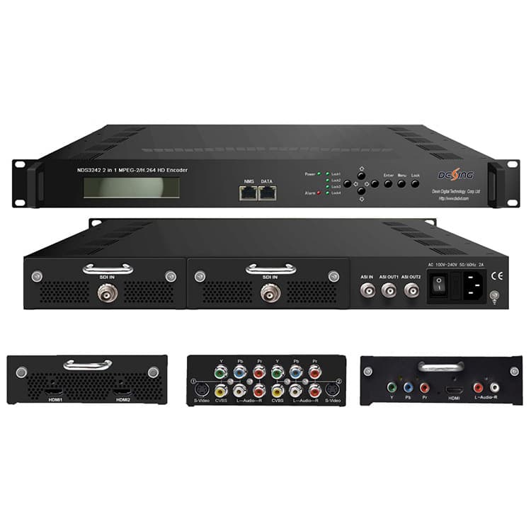 Dexin NDS3242 2-in-1 MPEG-2 H.264 SD HD Encoder